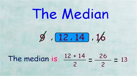 Median calculation formula. The median formula is (n + 1) 2nd, where “n” refers to the number of elements in the collection and “th” refers to the (n) number. To get the median, first, arrange the numbers in ascending order from smallest to greatest. Then locate the number in the center.